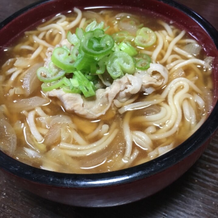 ひやむぎで煮込みうどん